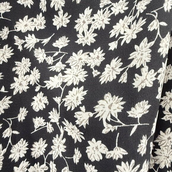 Papermoon Floral Black & White Sleeveless Jumpsuit M - Picture 7 of 9